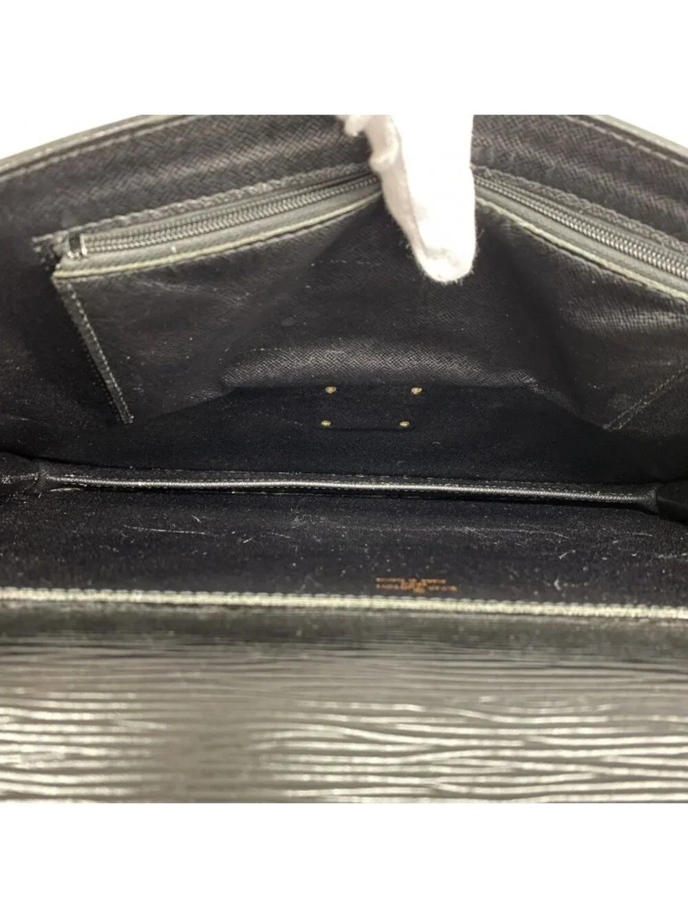 Louis Vuitton Briefcase Epi Porte Documents Bandouliere Noir 2-Way
